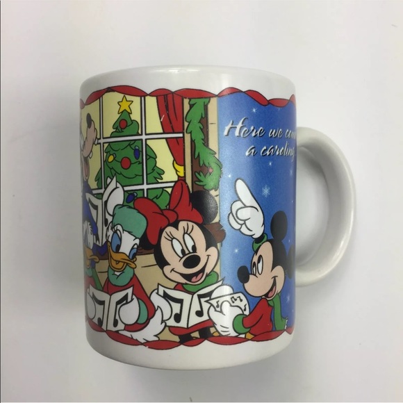 Rare Disney Mickey Mouse Christmas Coffee Mug - Picture 2 of 4